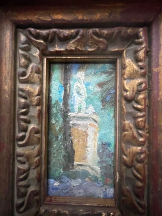 Oleo sobre lienzo fin XIX i XX estilo modernista