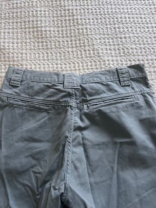 Pantalón cargo ZARA azul bolsillos