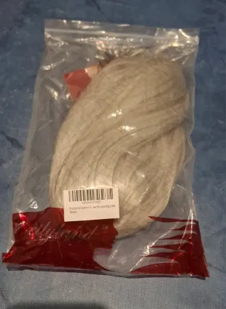 Peluca Gris/Blanca moldeable.