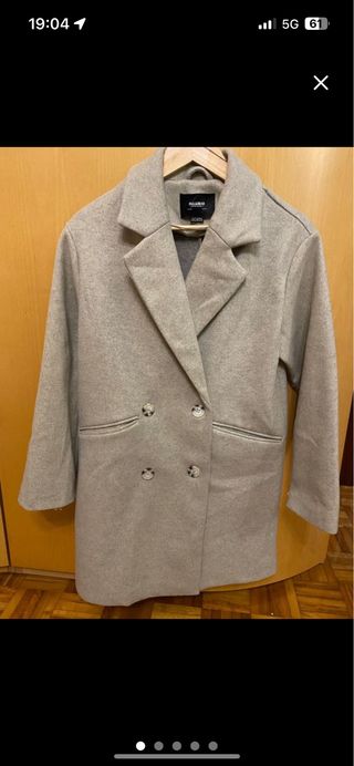 Abrigo Pull&Bear beige talla S