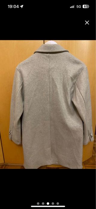 Abrigo Pull&Bear beige talla S