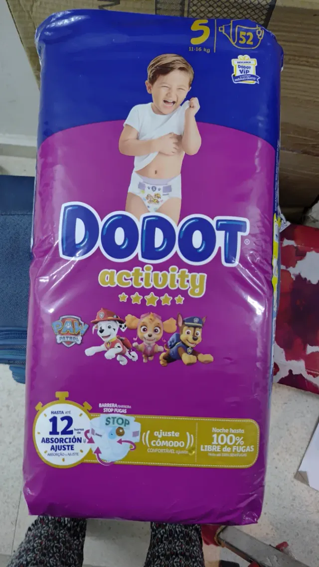 Pañales Dodot Activity Talla 5 (52 uds)