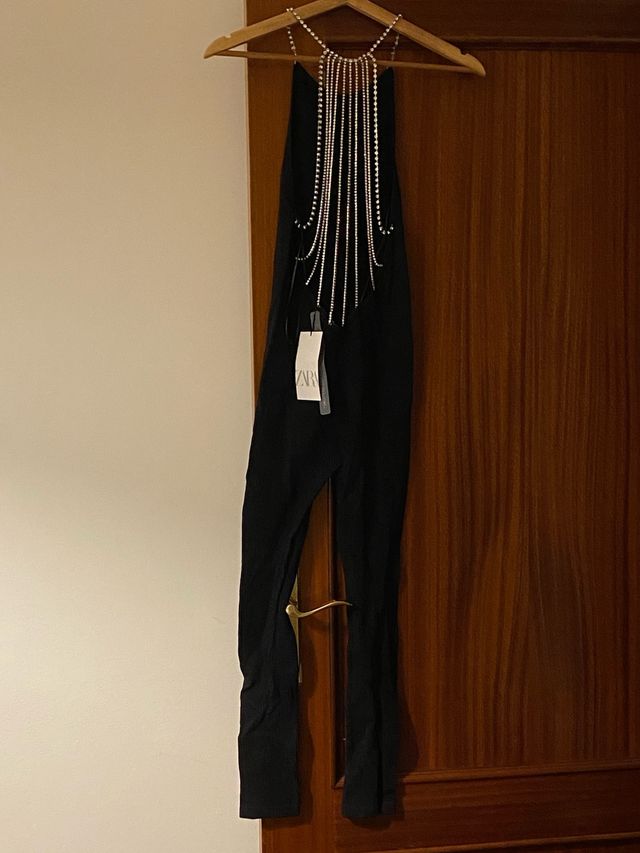 Mono Zara elástico con pedrería