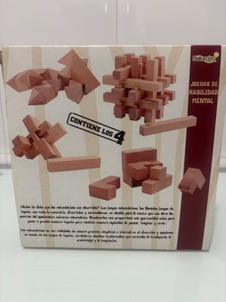 Juego de 4 Puzzles de Madera Naturplay