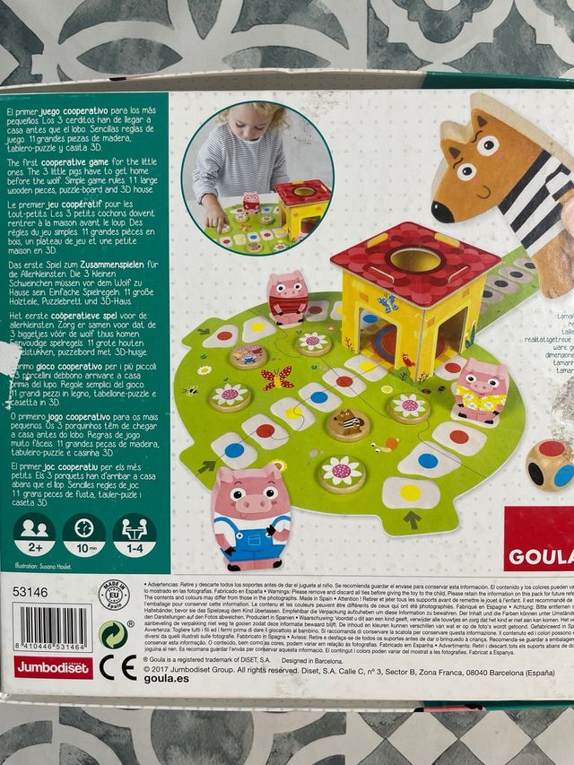 Juego Los 3 Cerditos Goula