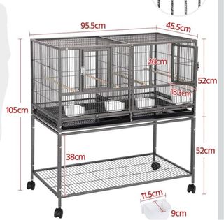 Jaula módulos Agapornis Ninfas pájaros