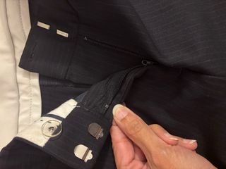 Pantalón de traje azul marino Raya Diplomática