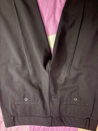 Pantalón de traje azul marino Raya Diplomática