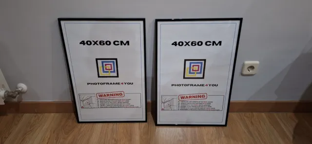 Marcos de cristal 40x60 cm