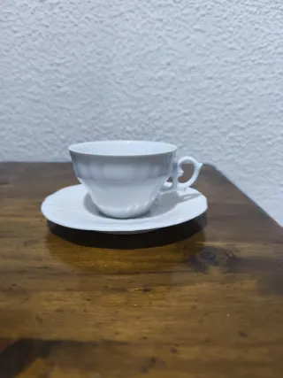 Juego de tazas de café de porcelana