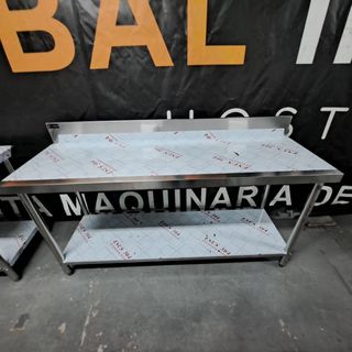 Mesa de trabajo mural acero inoxidable