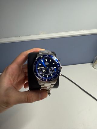 Reloj Jaguar Hybrid Cronógrafo Azul Suizo
