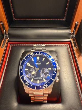 Reloj Jaguar Hybrid Cronógrafo Azul Suizo