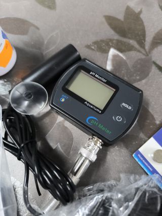 Medidor PH acuarios electrónico + líquido calibrar