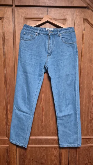 Pantalones vaqueros Pull&Bear wide leg hombre 38