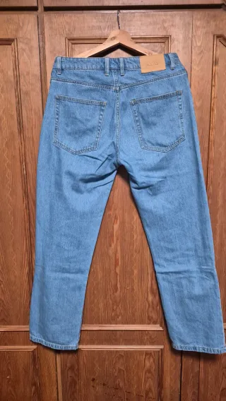 Pantalones vaqueros Pull&Bear wide leg hombre 38