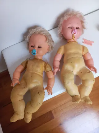 2 Bambole Coccolino Tuttaciccia Effe Vintage