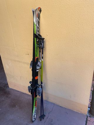 Sci Rossignol X-FIGHT 800 con attacchi e racchette