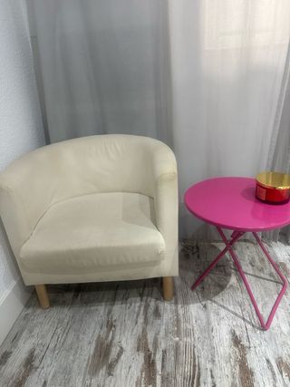Sillón pequeño Ikea beige