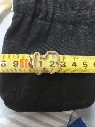 Colgante Tous Plata Vermeil Original Negro Dorado