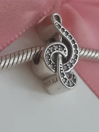 Charm Clave de Sol Plata S925