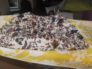 Falda corta estampada