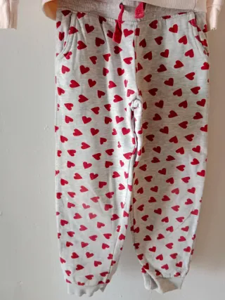 Conjunto chándal niña corazón y smiley