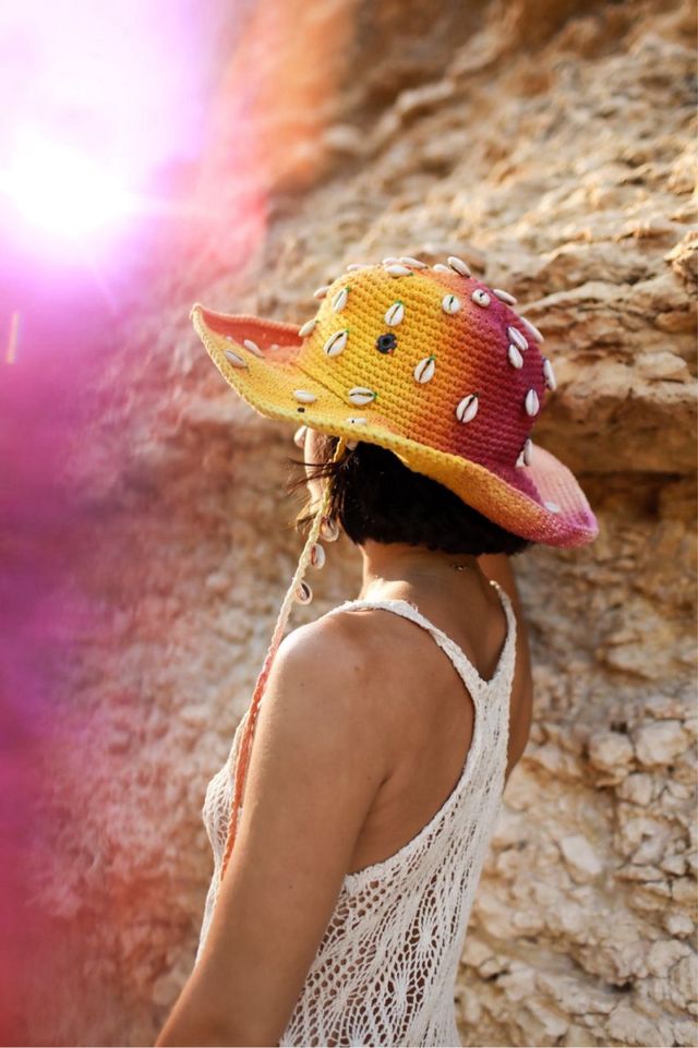 Sombrero Beta Astral Naranja Rosa