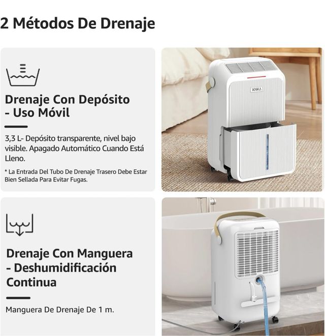 Deshumidificador KNKA PD22SC-12 Blanco