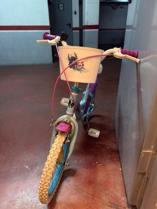 Bicicleta Frozen 16 con cesta