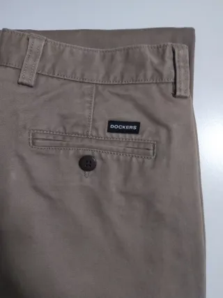 Pantalón Dockers Regular Fit 33/34 marrón claro