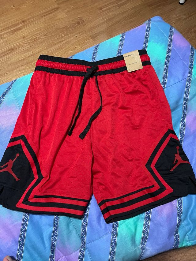 Pantalón corto Jordan Rojo y Negro Talla M