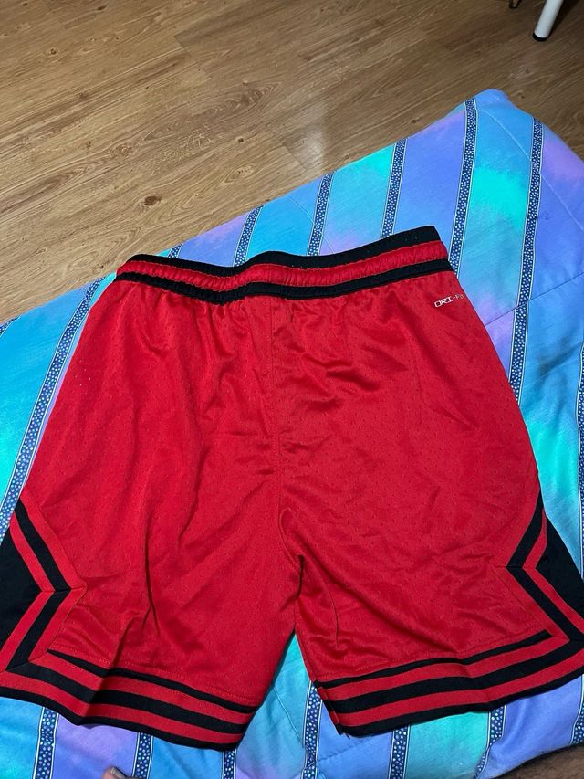 Pantalón corto Jordan Rojo y Negro Talla M