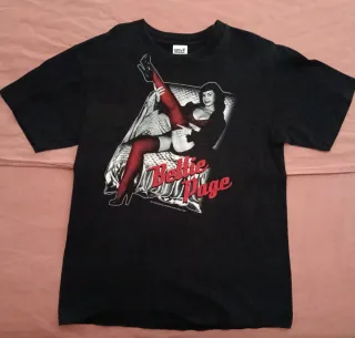 Camiseta Vintage Bettie Page Negra