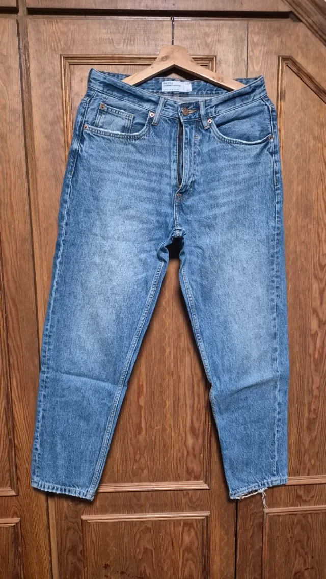 Vaqueros Bershka Rectos Talla 38 Vintage