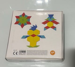 70 Bloques de mosaico de madera TIGER