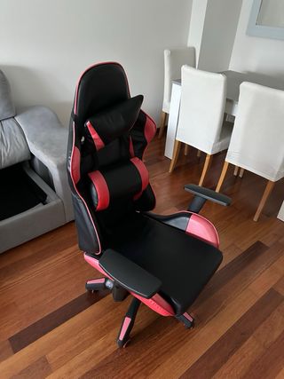 Silla Gaming Negra y Roja