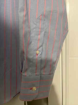 Camisa Pedro del Hierro Rayas Azul/Rosa