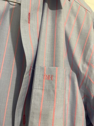 Camisa Pedro del Hierro Rayas Azul/Rosa