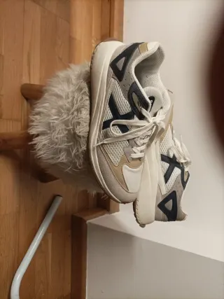 Zapatillas Munich Talla 43 Beige/Blanco