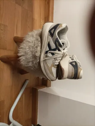 Zapatillas Munich Talla 43 Beige/Blanco