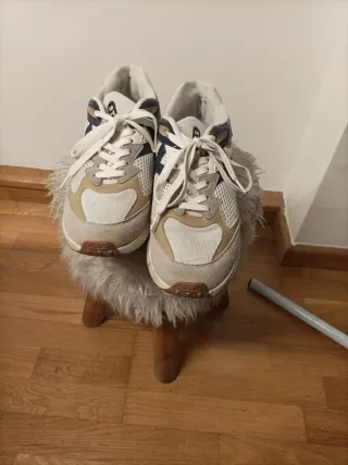 Zapatillas Munich Talla 43 Beige/Blanco