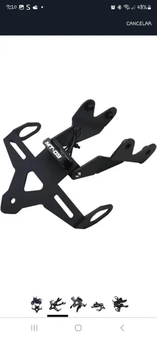 Portamatrículas MT-09 V4