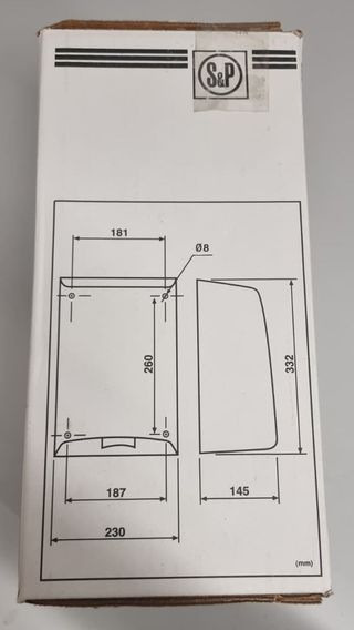 Secamanos S&P SL-2002AA Aluminio Automático