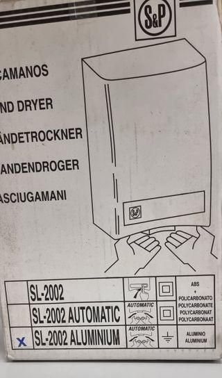 Secamanos S&P SL-2002AA Aluminio Automático