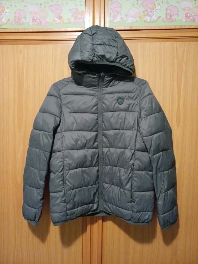 Plumas verde talla 13-14 años