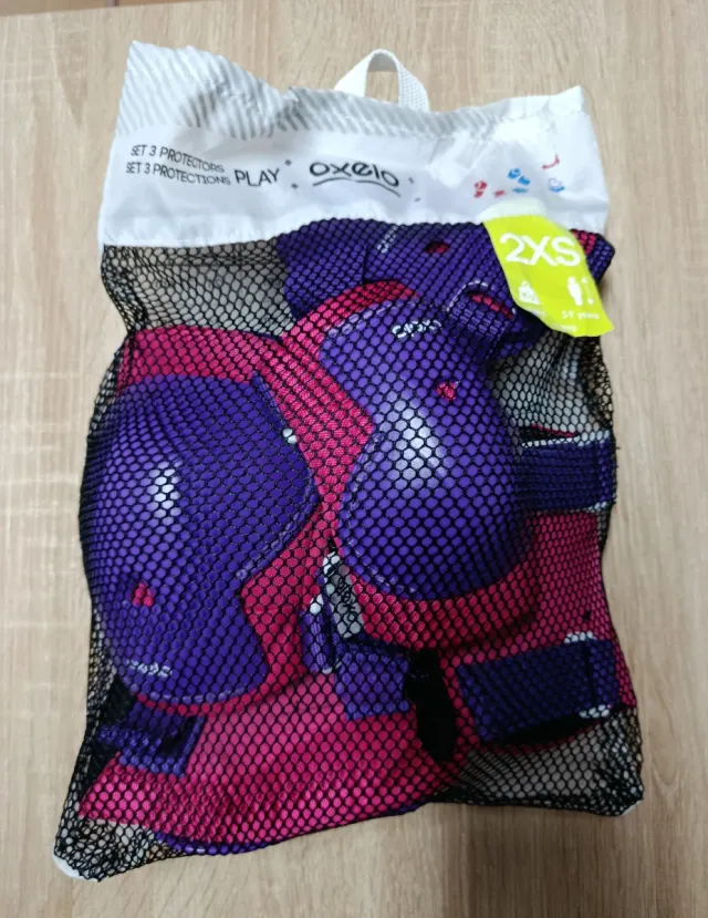 Set 3 Protecciones Oxelo Talla 2XS