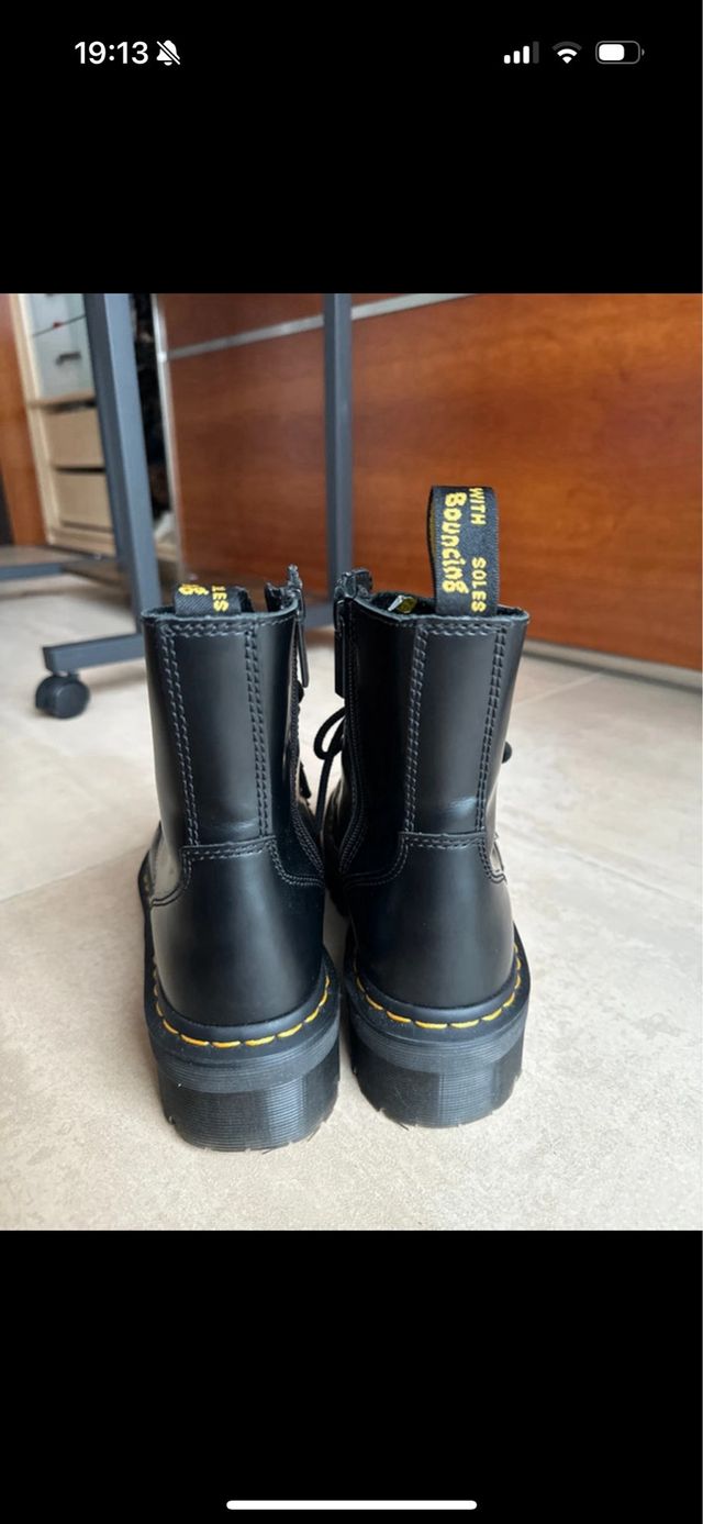 Botas Dr. Martens negras plataforma