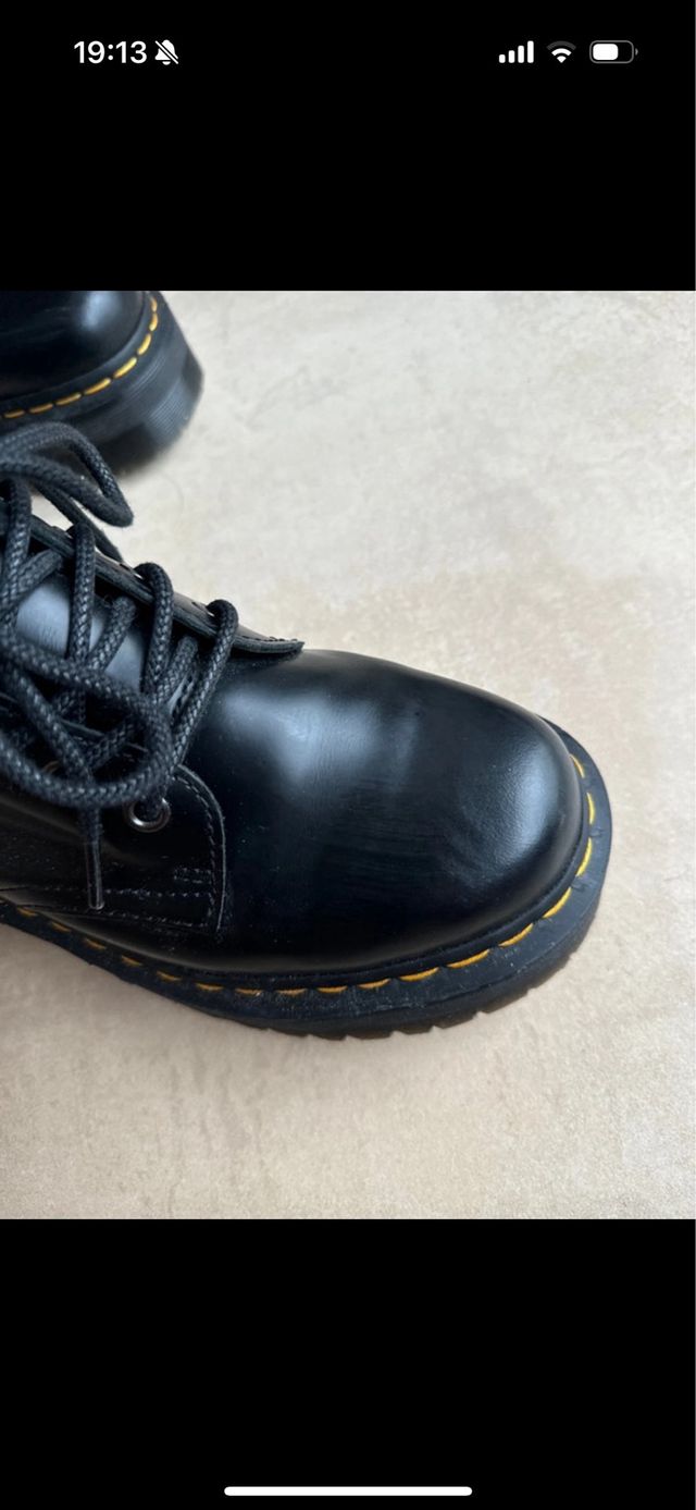 Botas Dr. Martens negras plataforma