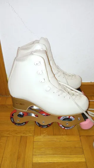 Patines Artísticos Línea Blancos T38